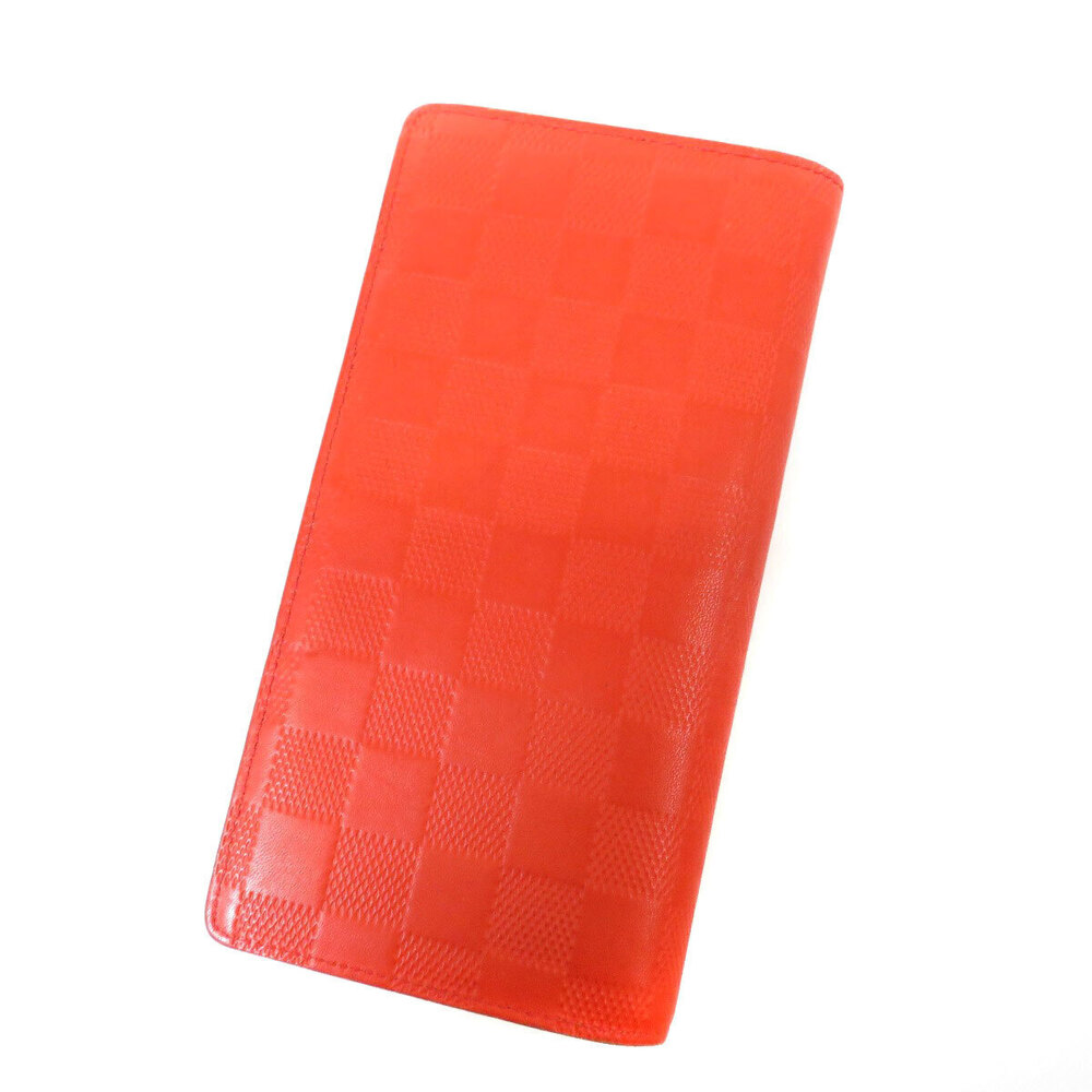Louis Vuitton Damier Brazza Infini Portefeuille Wallet Long Brown